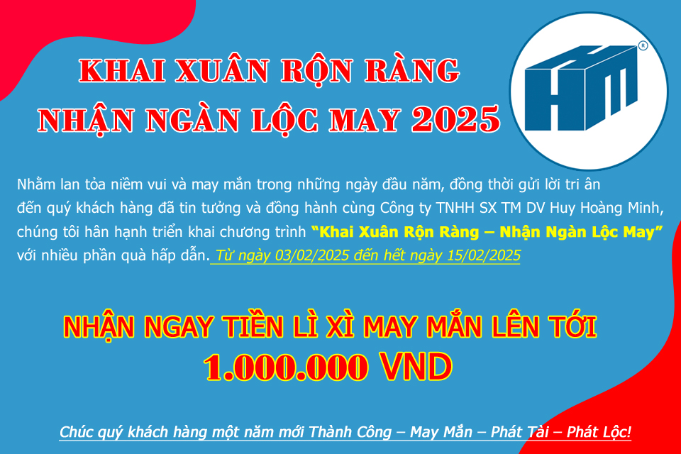 Khai xuân rộn ràng nhận ngàn lộc may - SĂN ĐÓN LÌ XÌ cùng HHM